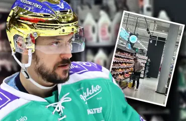 Lätkätähti bongattiin erikoisessa vaatetuksessa ostamassa tarjouskahvia – salakuvat