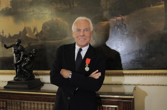 Giorgio Armani on yksi muotimaailman tunnetuimmista nimistä.
