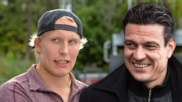 ”Kovempi rekordi kuin sulla!” Jari Litmanen leukaili Patrik Laineelle – tiesitkö, miten jäätävän kova lätkälupaus Litti oli aikoinaan? Patrik Laine & Jari Litmanen.
