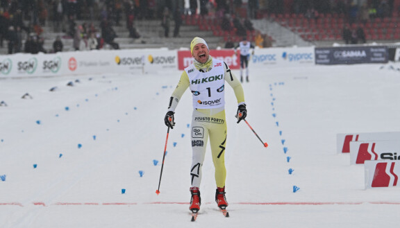 Vuoden alussa Antti Tuisku osallistui Imatran SM-hiihtoihin.