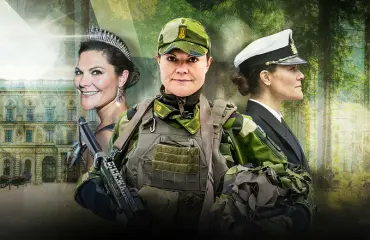 Prinsessa Victoria kouluttautui upseeriksi