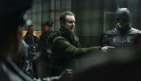 Matt Reeves The Batmanin kuvauksissa.