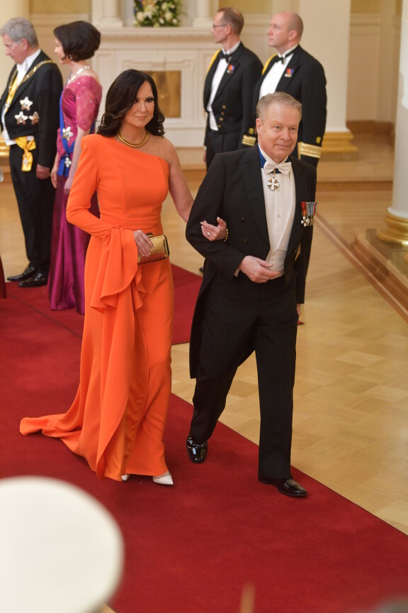 Elina ja Ilkka Kanerva Linnan juhlissa 2019.