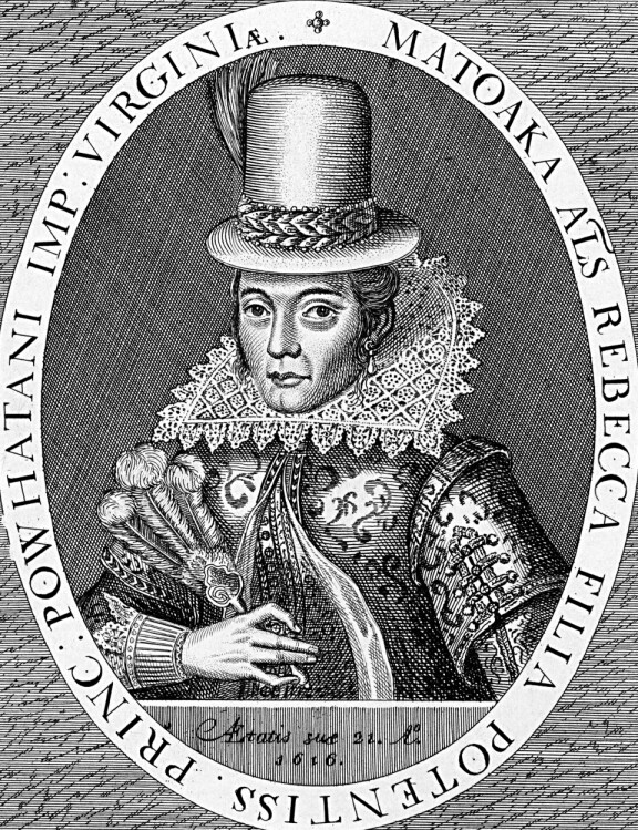 Elämänsä myöhemmässä vaiheessa Pocahontas tunnettiin nimellä Rebecca Rolfe.