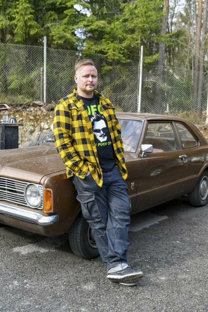Lauri onnistui karistamaan parikymmentä kiloa. Lauri Huttunen