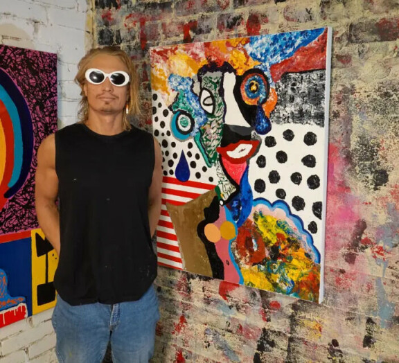 Tämän teoksen Toffe maalasi LSD:n vaikutuksen alaisena.