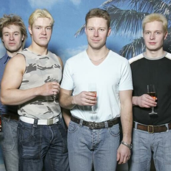 Euran Daltonit osallistuivat Seiskan 14-vuotissyntymäpäiville vuonna 2006. Kuvassa Erkki, Lasse, Leevi ja Pekka. Euran Daltonit