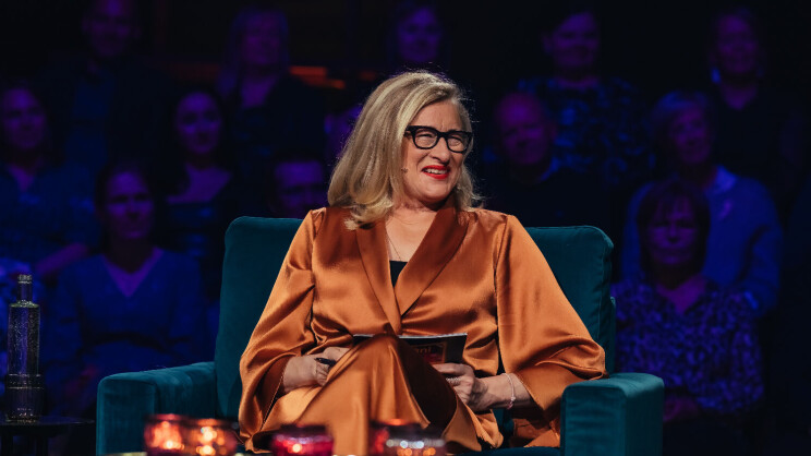 Elämäni biisi saa kritiikkiä katsojilta: 'Surkea!' Elämäni biisi: juontaja Katja Ståhl.
