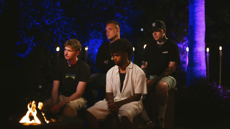 Pettämisvideo järkyttää Temptation Island Suomessa Temptation Island Suomi: Nooa, Roope, Boston ja Semi iltanuotiolla