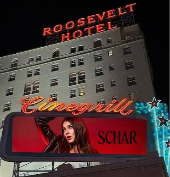 The Hollywood Roosevelt saa esiintyjäkseen perjantaina Scharliinan.