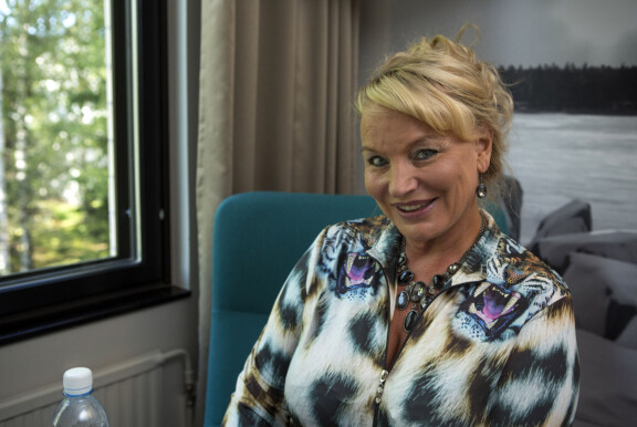 Armi Mattila kuvattuna vuonna 2014. Big Brother Suomi 2014 asukas Armi Mattila haastattelussa ennen taloon astumista.
