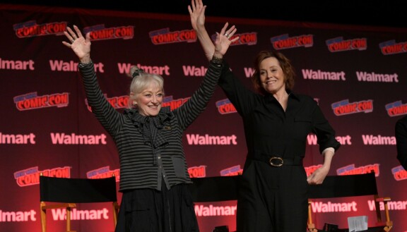 Veronica Cartwright ja Sigourney Weaver Comic Con -tapahtumassa New Yorkissa.