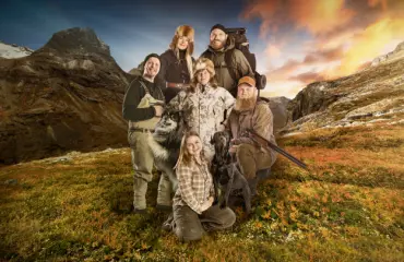 Eränkävijät-tähti pulassa Norjan vuoristossa
