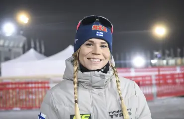 Granlund pisti ranttaliksi – Suomen maajoukkueen hiihtokaunotar katsomossa!