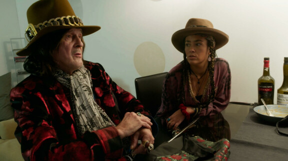 Sofia ja Andy nähtiin Maria Veitolan nimikko-ohjelmassa, jossa Andy muun muassa suuttui Marialle.