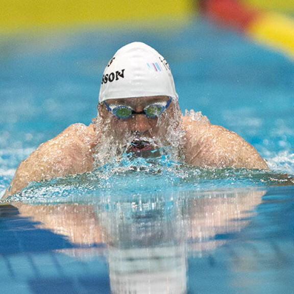 Matti Matsson jäi uinnin MM-kisojen 200 metrin rintauinnissa viimeiseksi. Sisäkuva