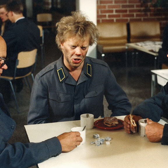 Uuno Turhapuro armeijan leivissä kuvattiin Santahaminassa. Sisäkuva