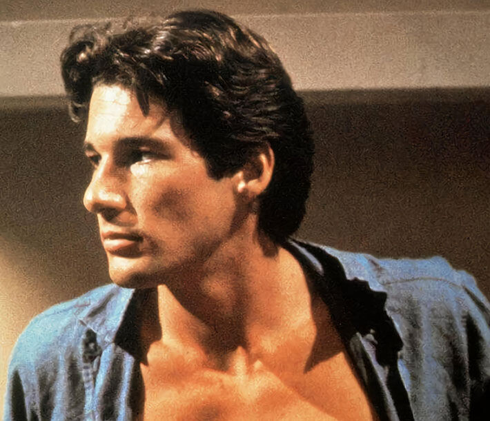 Richard Gere oli alkuperäinen American Gigolo vuonna 1980 julkaistussa elokuvassa. Sisäkuva