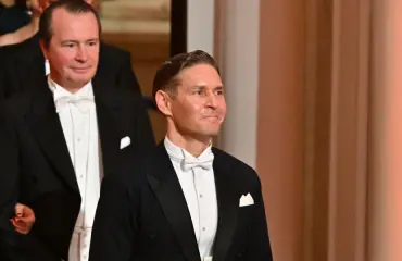 Presidentin tanssinopettaja Aleksi Seppänen valmistautui iltaan yllättävällä tavalla