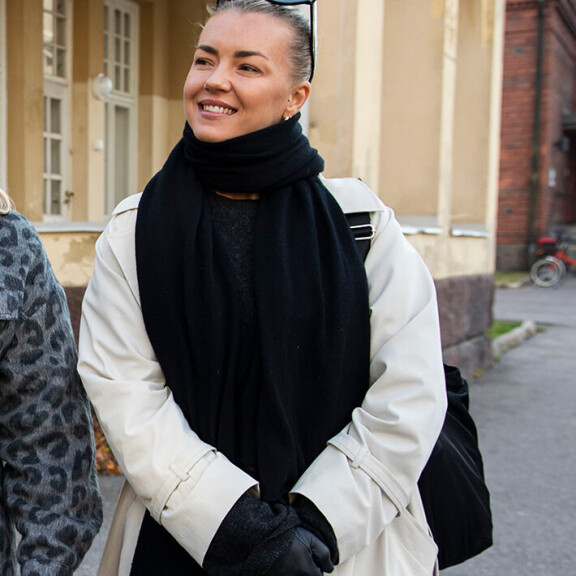 Clarissa heittäytyi täysillä mukaan jokaiseen tehtävään. Clarissa