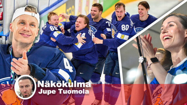 Näkökulma: Antero Mertaranta teki jääkiekon MM-finaalissa megamokan, jonka kaikki muut ovat välttäneet Jupe Tuomolan näkökulma