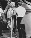 Marilyn Monroen viimeisiksi kuvauksiksi jäi elokuva Something Got To Give, jota ei näyttelijän yllättävän kuoleman vuoksi saatu koskaan valmiiksi. Kuvassa Marilyn elokuvan ohjaajan George Cukorin kanssa.
