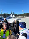 Portilla kävi kuitenkin kylmät, kun järjestyksenvalvoja eväsi ainakin aluksi Hannun pääsyn katsomoon.