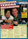 Uusi juttusarja paljasti 1996 Sanin lempidrinkiksi Verilöyly-juoman, johon kuului kossua, lime-mehua ja sokeria.