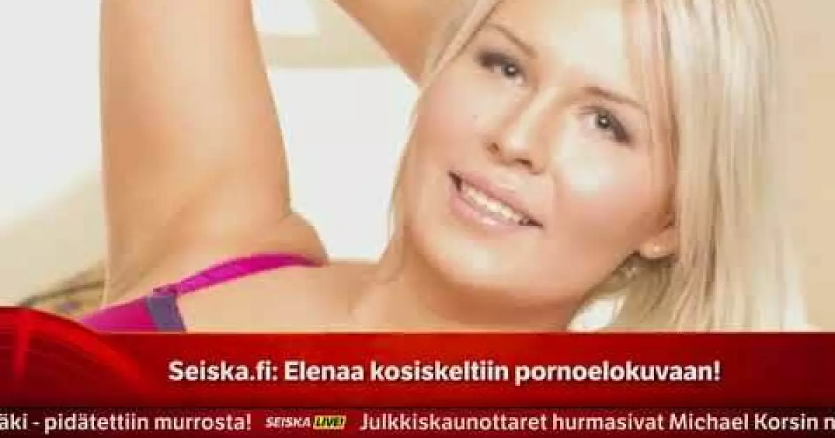 News Torstai Elena Vikström Rajuissa Masturbointikuvissa