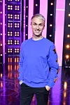 Christoffer Strandberg kuvattuna Putous All Stars -ohjelman lehdistötilaisuudessa vuonna 2020.