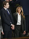 Melania ja Barron kuvattuna helmikuussa 2026.