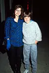 Näyttelijäsisarukset Justine ja Jason vuonna 1983.