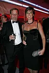 Hjallis ja Helena olivat näyttävä ja seurattu pariskunta. Kuva Urheilugaalasta 2009.