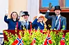 Kruununprinssiperhe osallistui suuremmalla kokoonpanolla viime vuoden kansallispäivän juhliin.