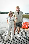 Helmi ja Danny viettävät kesäänsä Raumalla.