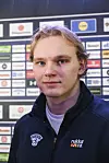 Lenni antoi Seiskalle haastattelun Leijonien mediatilaisuudessa Helsingissä.