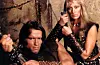 Arnold Schwarzenegger ja Sandahl Bergman elokuvassa Conan – barbaari.