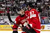 Huhhei! Kanadan Macklin Celebrini ja Sidney Crosby ovat naurettavan kova kaksikko.