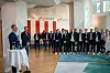 Leijonat kuuntelivat presidenttiä hymyssä suin.
