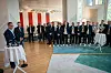 Kultaleijonat käväisivät presidentin vieraina Mäntyniemessä.