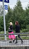 Mattieskolla ja Heidillä oli mukanaan vain kevyet kantamukset.