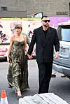 Tulevat aviopuolisot Taylor Swift ja Travic Kelce New Yorkissa toukokuussa.