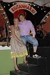 Sari Tamminen ja Janne Kataja Kesäillan valssin kuvauksissa vuonna 2007.