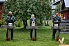 Tidjân Ba, Jannica Nordberg ja Ville Lång seisovat rinnakkain.