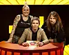 Wilma oli aiemmin tuttu näky myös eri tv-ohjelmissa. Kuva vuodelta 2008 Hyvät naiset ja herrat -ohjelmasta, jossa hän esiintyi Miika Nousiaisen ja itse Jone Nikulan kanssa.