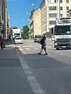Suojatie olisi ollut vain parin metrin päässä.