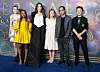 Angelina Jolie lastensa kanssa Eternal-elokuvan ensi-illassa vuonna 2021.