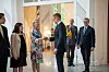 Riikka kätteli presidentti Stubbia toukokuussa presidentin esittelyssä Mäntyniemessä.