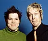 20010301. Hernesaari, Helsinki. Juuso Myllyrinne (vas.) ja Mikko 'Peltsi' Peltola. 7 pŠivŠŠ/ Matti Matikainen. S€VYTETTY. HUOM! Kuva myšs diana -> dia varastossa.