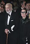 Christopher ja Gitte-vaimonsa elokuvan 007 Skyfall ensi-illassa vuonna 2012.